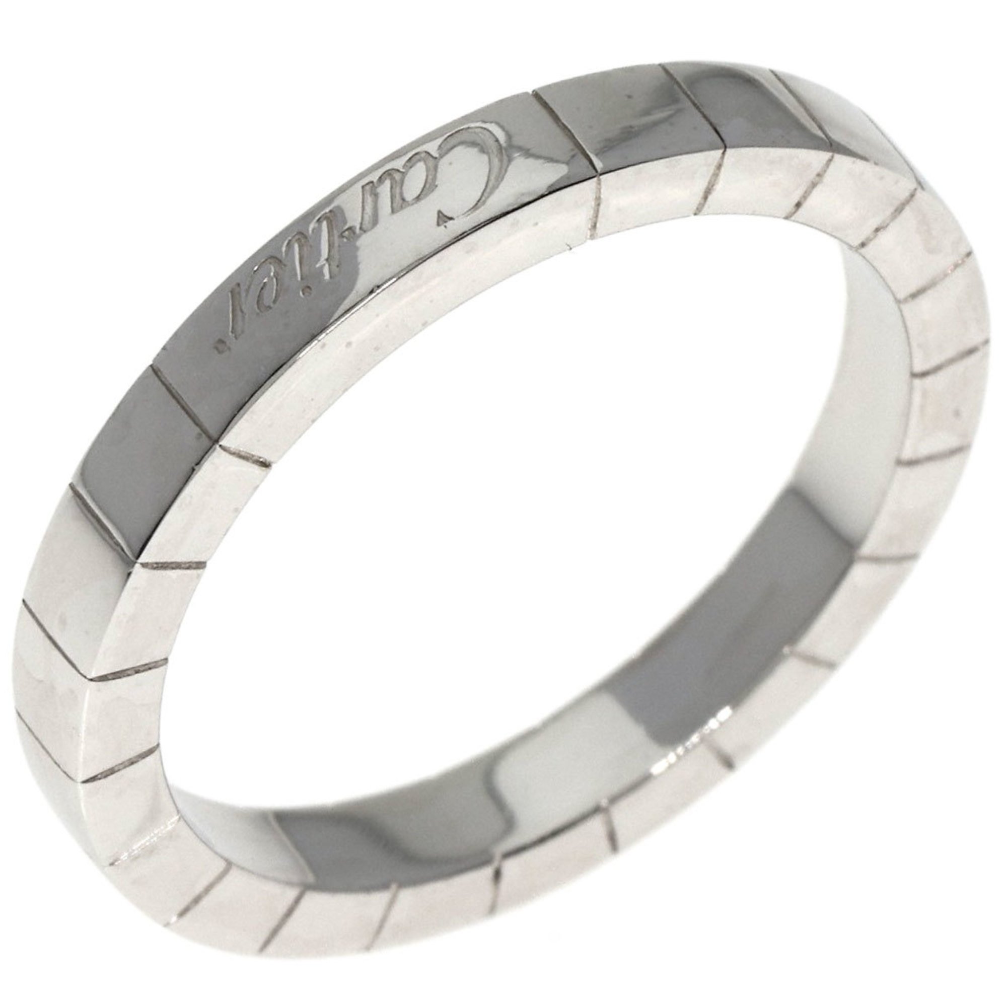 Cartier Lanier #59 Ring, K18 White Gold, Men's, Women's, CARTIER