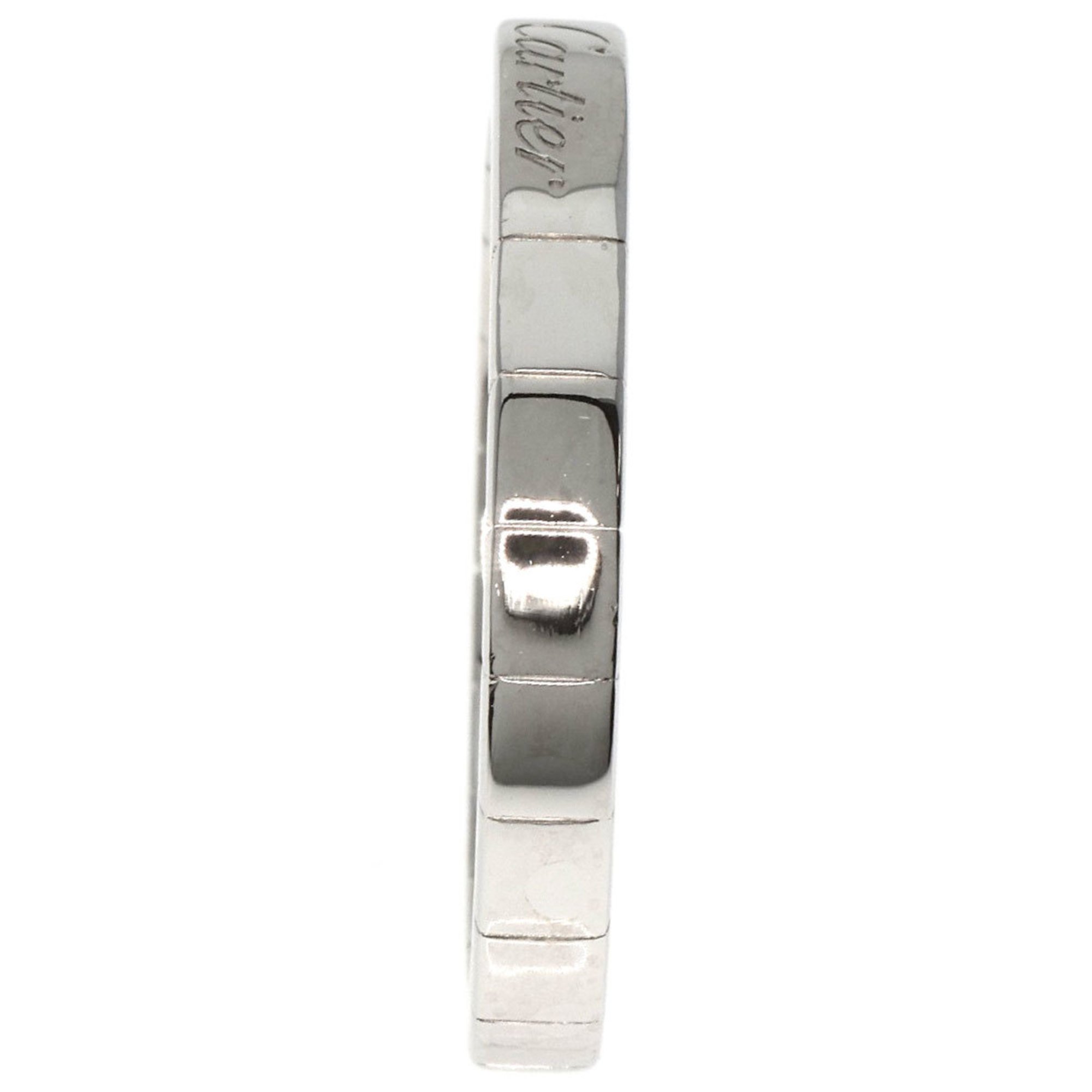 Cartier Lanier #59 Ring, K18 White Gold, Men's, Women's, CARTIER