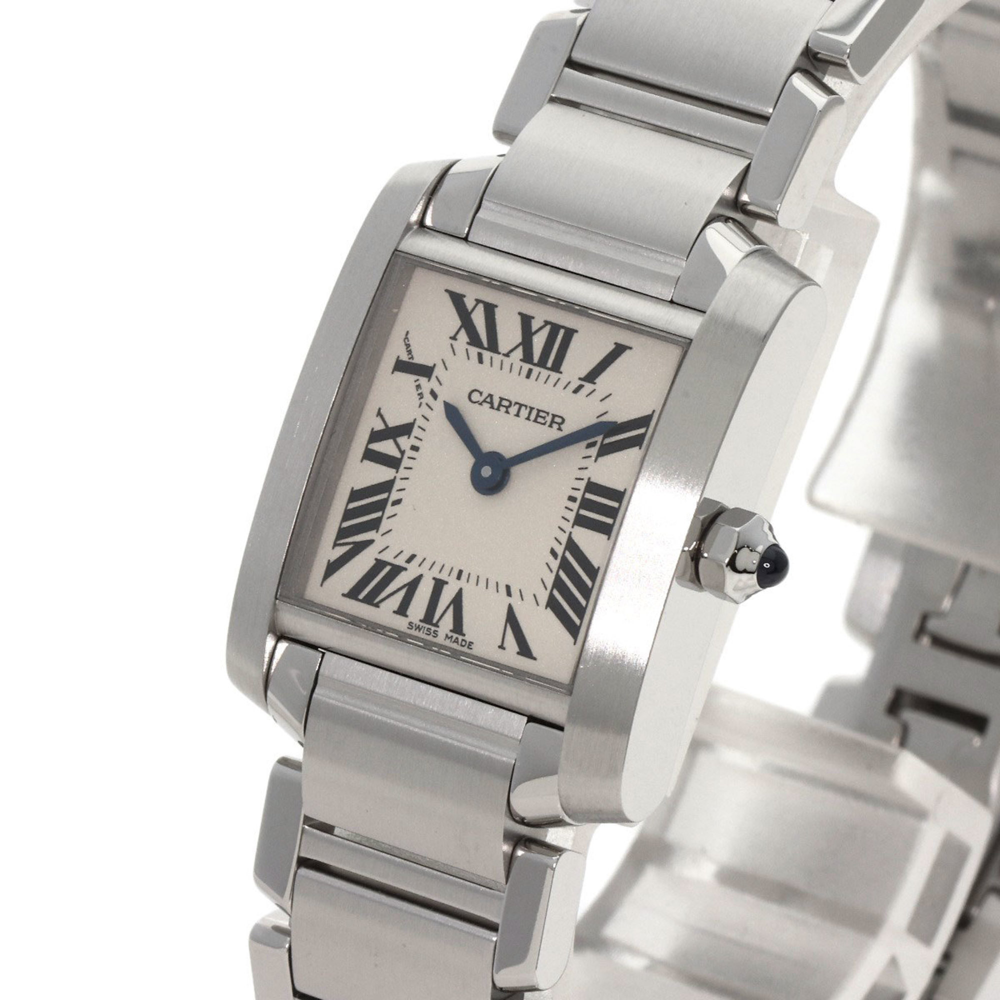 Cartier W51008Q3 Tank Francaise SM Watch Stainless Steel SS Ladies CARTIER