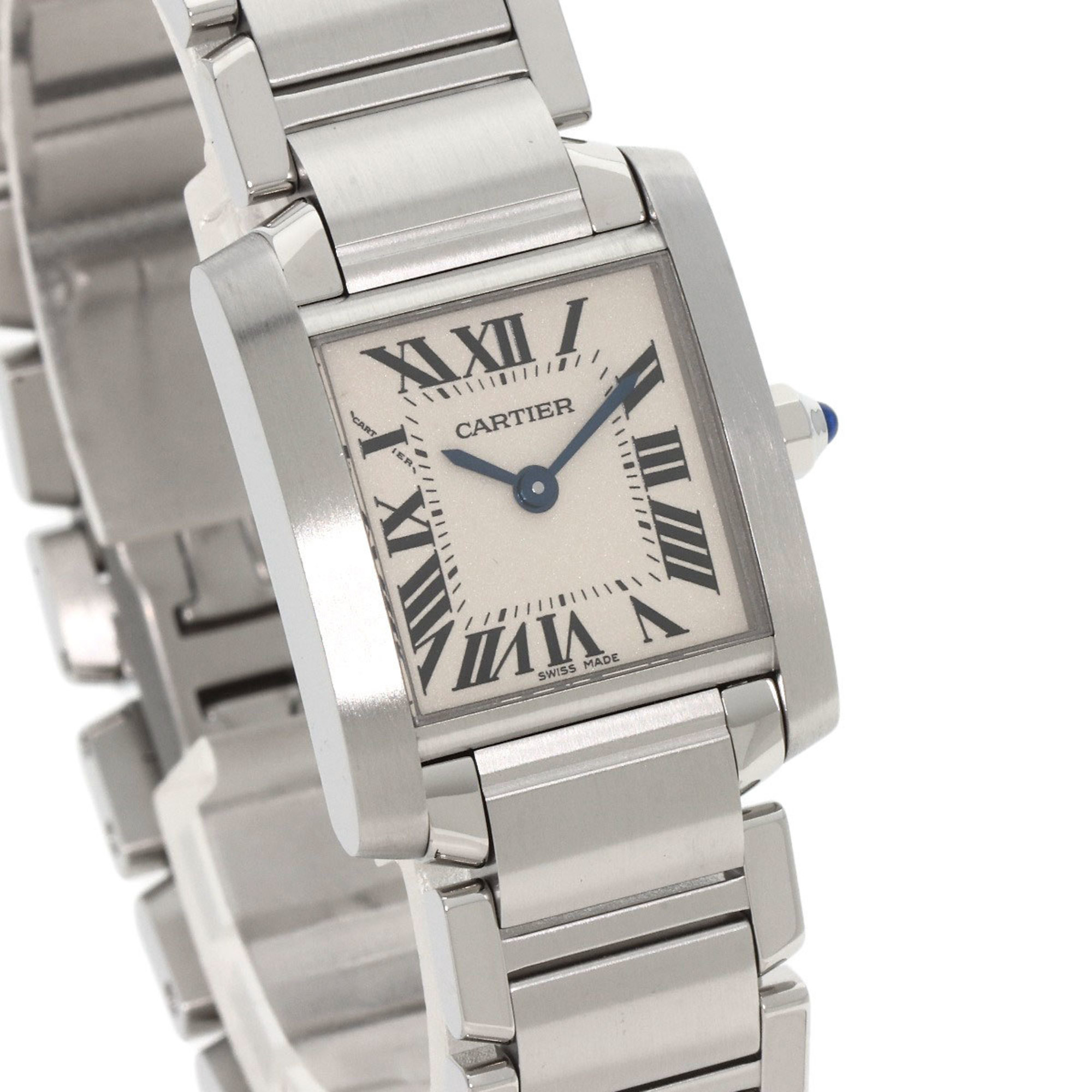 Cartier W51008Q3 Tank Francaise SM Watch Stainless Steel SS Ladies CARTIER