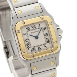 Cartier W20012C4 Santos Galbe SM Watch Stainless Steel SS K18YG Ladies CARTIER