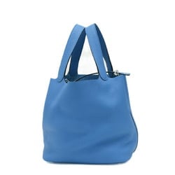 Hermes Picotin Lock GM Handbag Taurillon Blue Zanzibar A Stamp