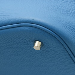 Hermes Picotin Lock GM Handbag Taurillon Blue Zanzibar A Stamp