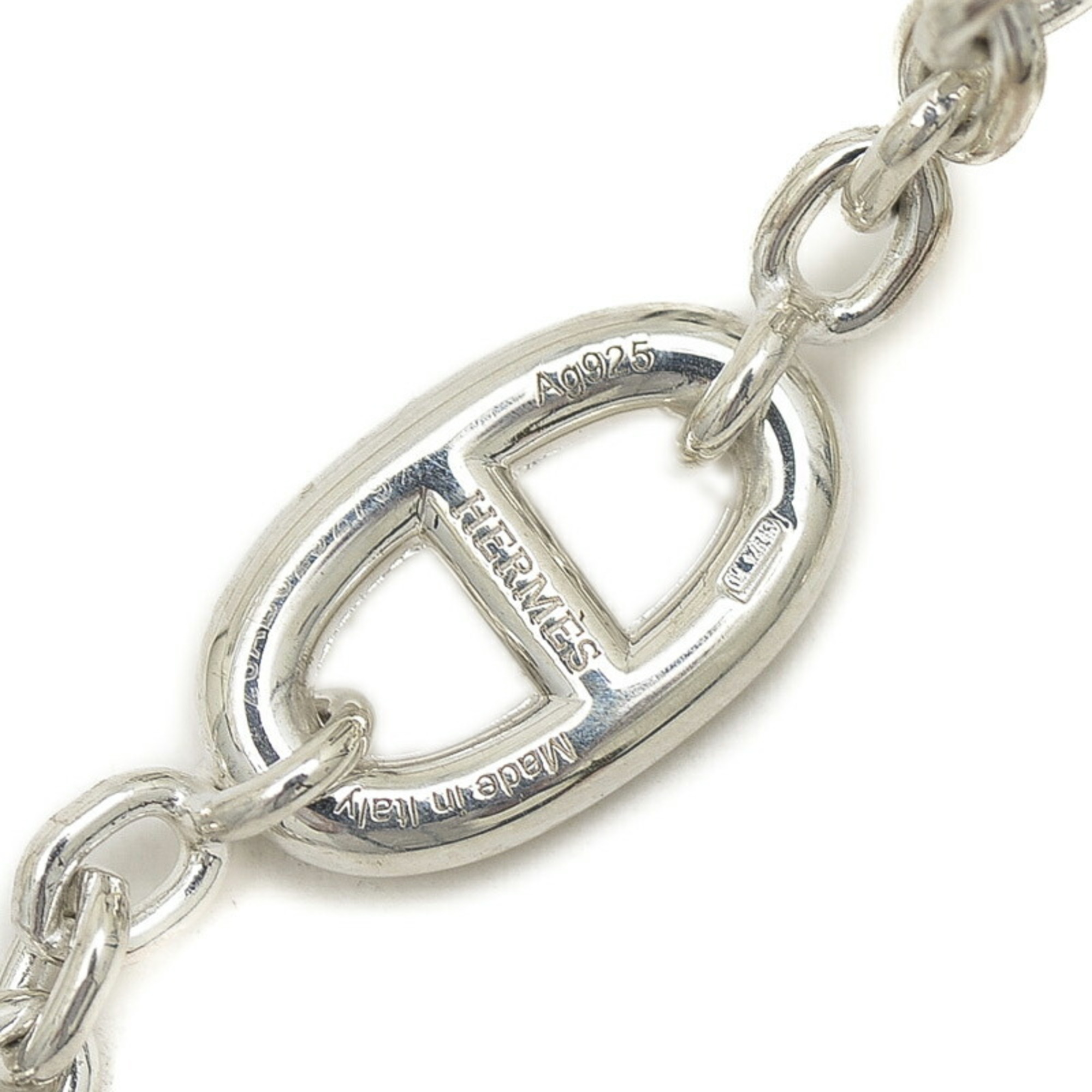 Hermes Chaine d'Ancre Farandole 120 Necklace Silver SV925