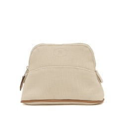 Hermes Bolide Pouch 16 Canvas Beige