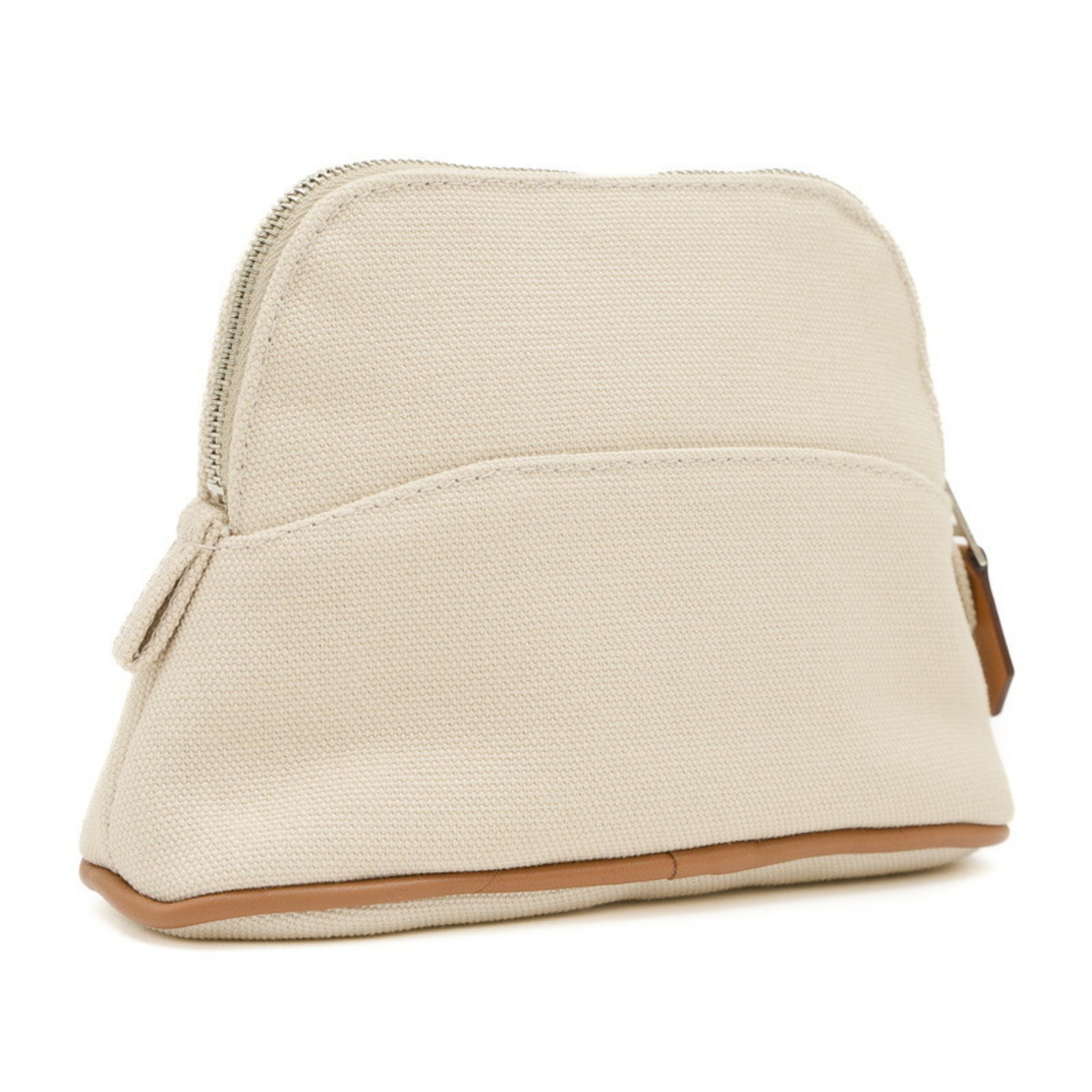 Hermes Bolide Pouch 16 Canvas Beige