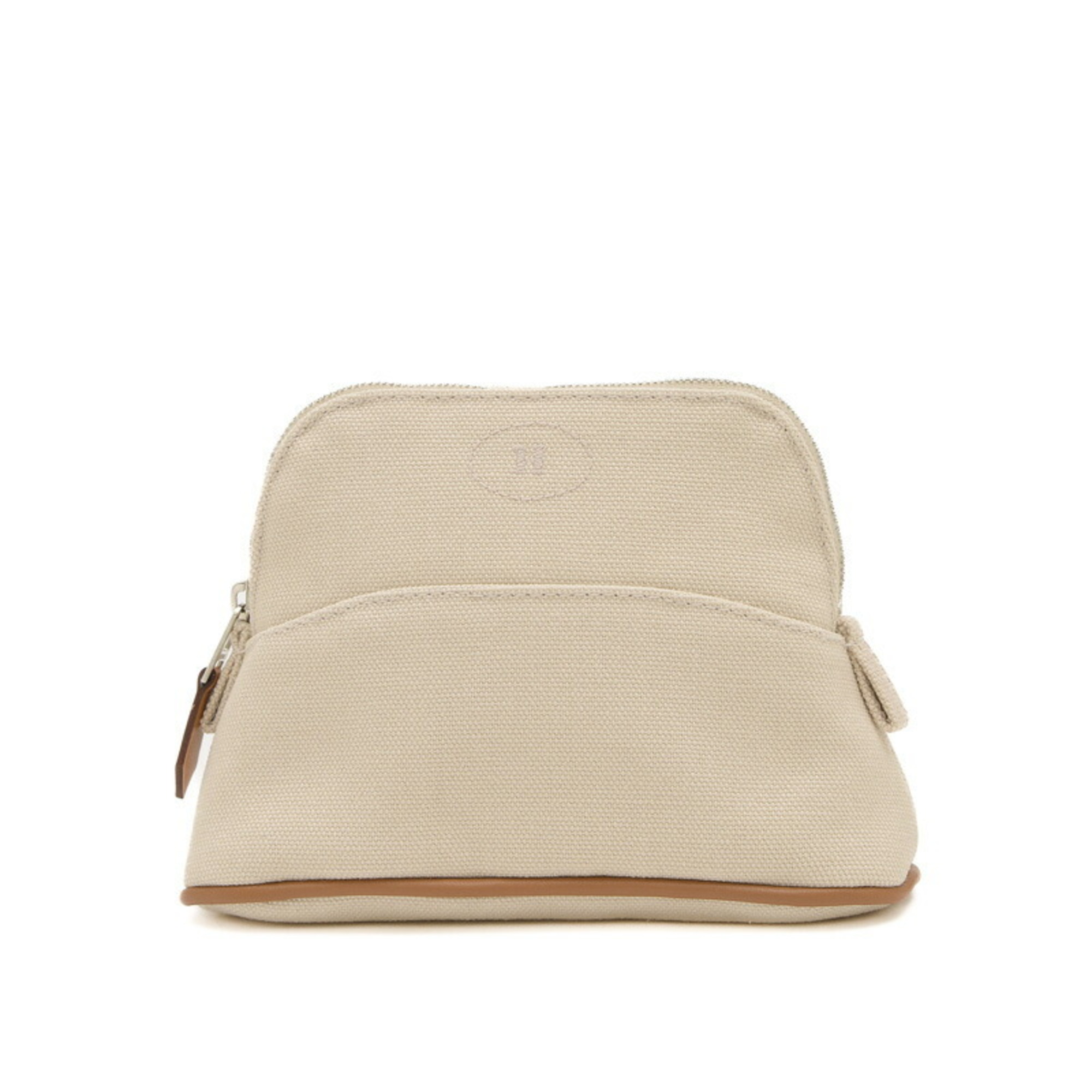 Hermes Bolide Pouch 16 Canvas Beige