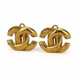 Chanel Earrings Coco Mark Metal Gold 99P Plated Women's CHANEL