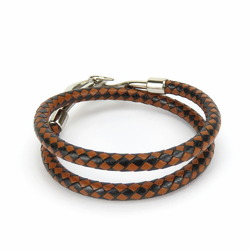 Hermes Bracelet Jumbo Leather Brown Black Double Row Accessory Women Men HERMES