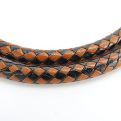 Hermes Bracelet Jumbo Leather Brown Black Double Row Accessory Women Men HERMES