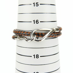 Hermes Bracelet Jumbo Leather Brown Black Double Row Accessory Women Men HERMES