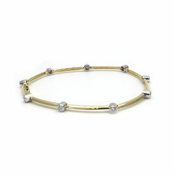 Tiffany bracelet K18YG Pt950 diamond approx. 11.1g yellow gold platinum 9PD station ladies TIFFANY&Co.