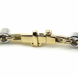 Tiffany bracelet K18YG Pt950 diamond approx. 11.1g yellow gold platinum 9PD station ladies TIFFANY&Co.