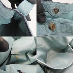 Coach Tote Bag 57124 Leather Pastel Mint Dull Color Shoulder Women's COACH