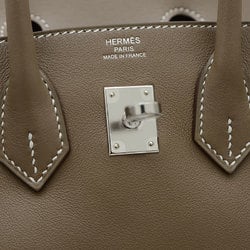 Hermes Birkin 25 handbag Swift Etoupe Y stamp