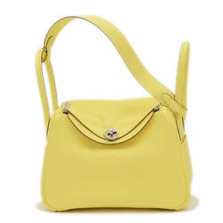 Hermes Lindy 26 handbag, Taurillon Limoncello, B stamp