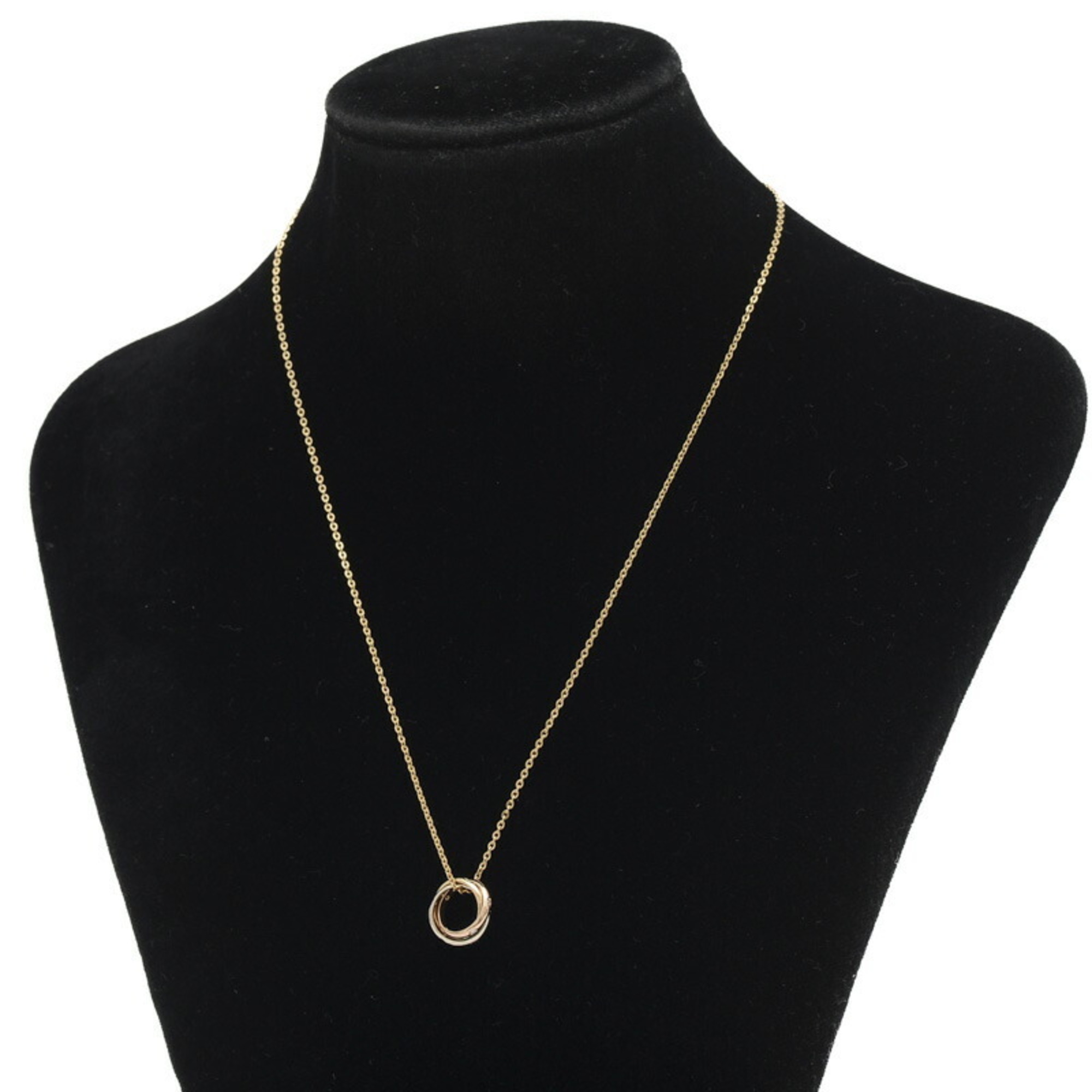 Cartier Baby Trinity Necklace Diamond Three-Color Gold K18YG WG PG