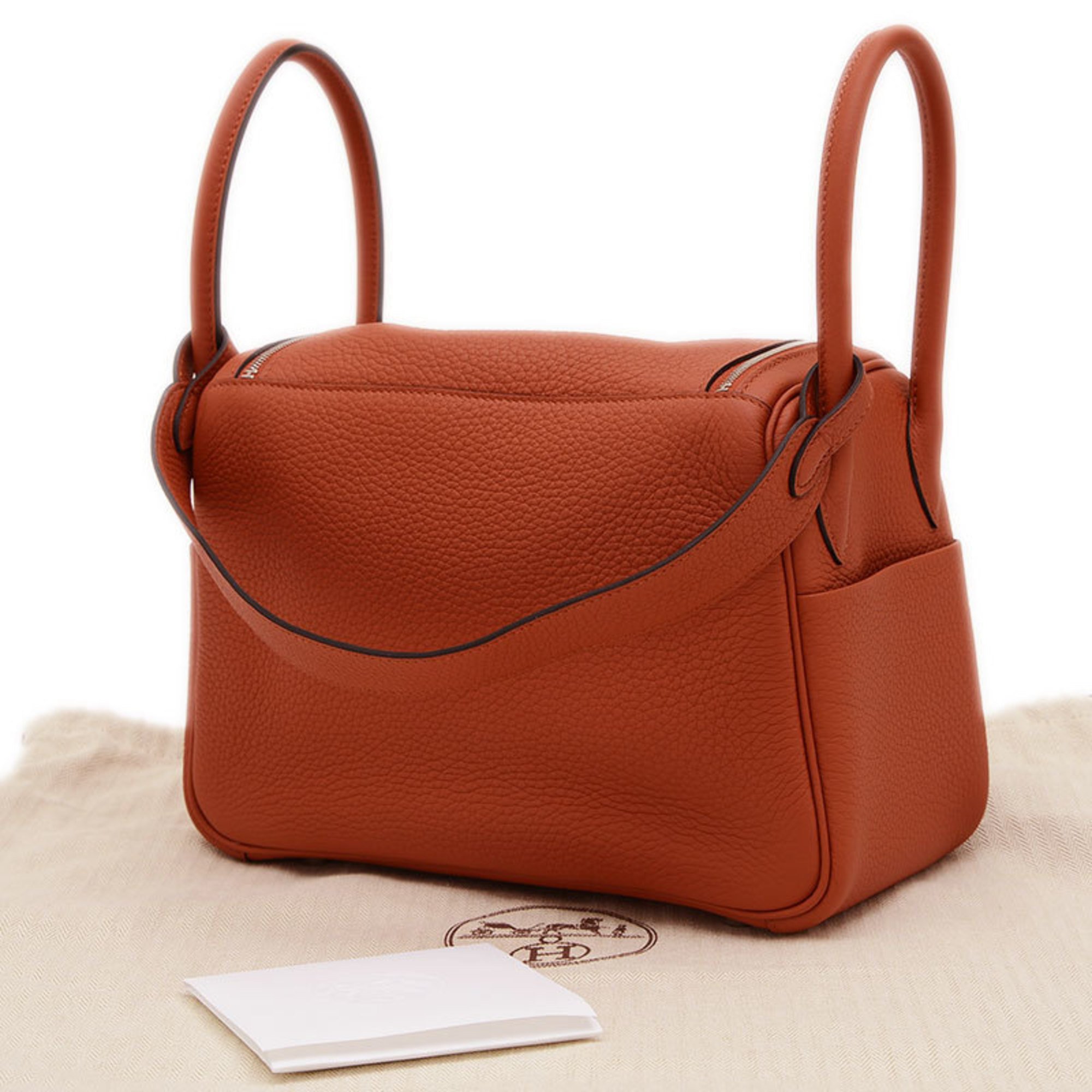 Hermes Lindy 26 Handbag Taurillon Cuivre B Stamp