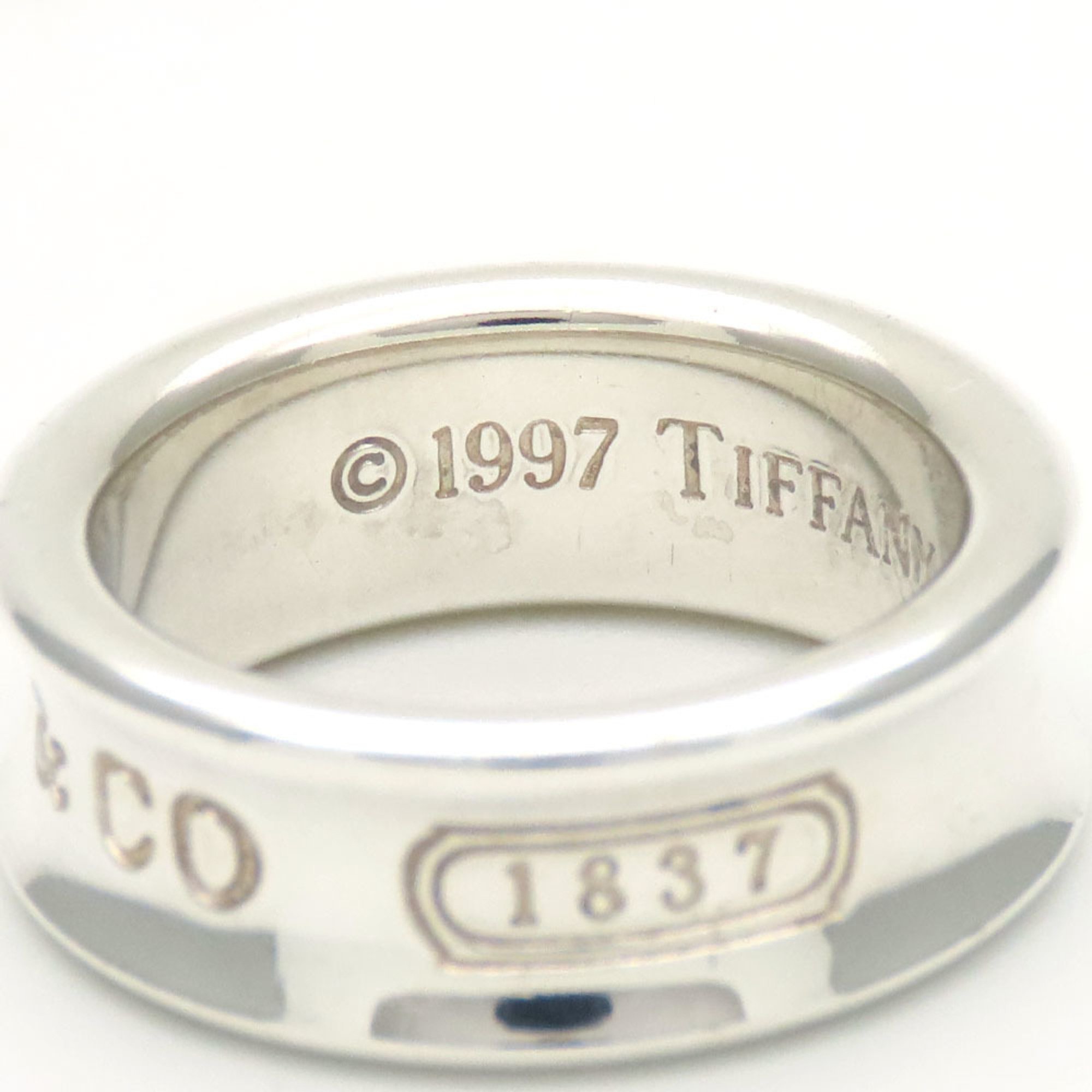 Tiffany Ring 1837 Narrow Silver 925 Approx. 6.9g #8 Ladies TIFFANY&Co.