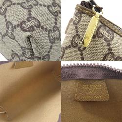 Gucci Second Bag GG Plus Beige Clutch Pouch Women's GUCCI