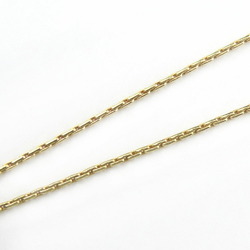 Christian Dior Necklace Metal Rhinestone Gold Plated Women's