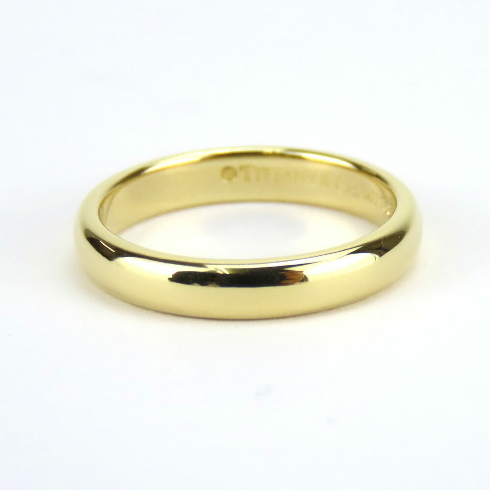 Tiffany Ring Wedding Band K18YG Approx. 3.0g Yellow Gold #6 Ladies TIFFANY&Co.