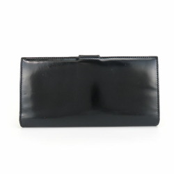 Salvatore Ferragamo Long Wallet IE229238 Gancini Calf Black Bi-fold Women's