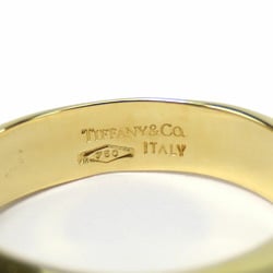 Tiffany Ring Knife Edge K18YG Approx. 6.1g Yellow Gold #11.5 Women's TIFFANY&Co.