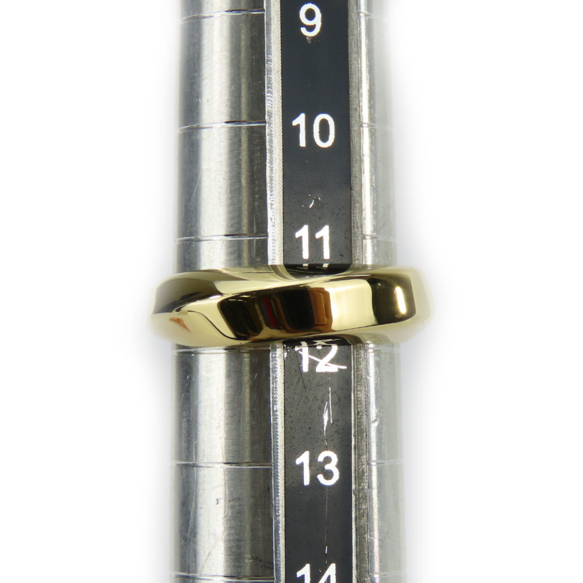 Tiffany Ring Knife Edge K18YG Approx. 6.1g Yellow Gold #11.5 Women's TIFFANY&Co.