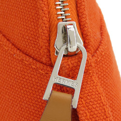 Hermes Pouch Bolide Cotton Orange Bag-in-Bag Women's HERMES