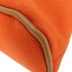 Hermes Pouch Bolide Cotton Orange Bag-in-Bag Women's HERMES