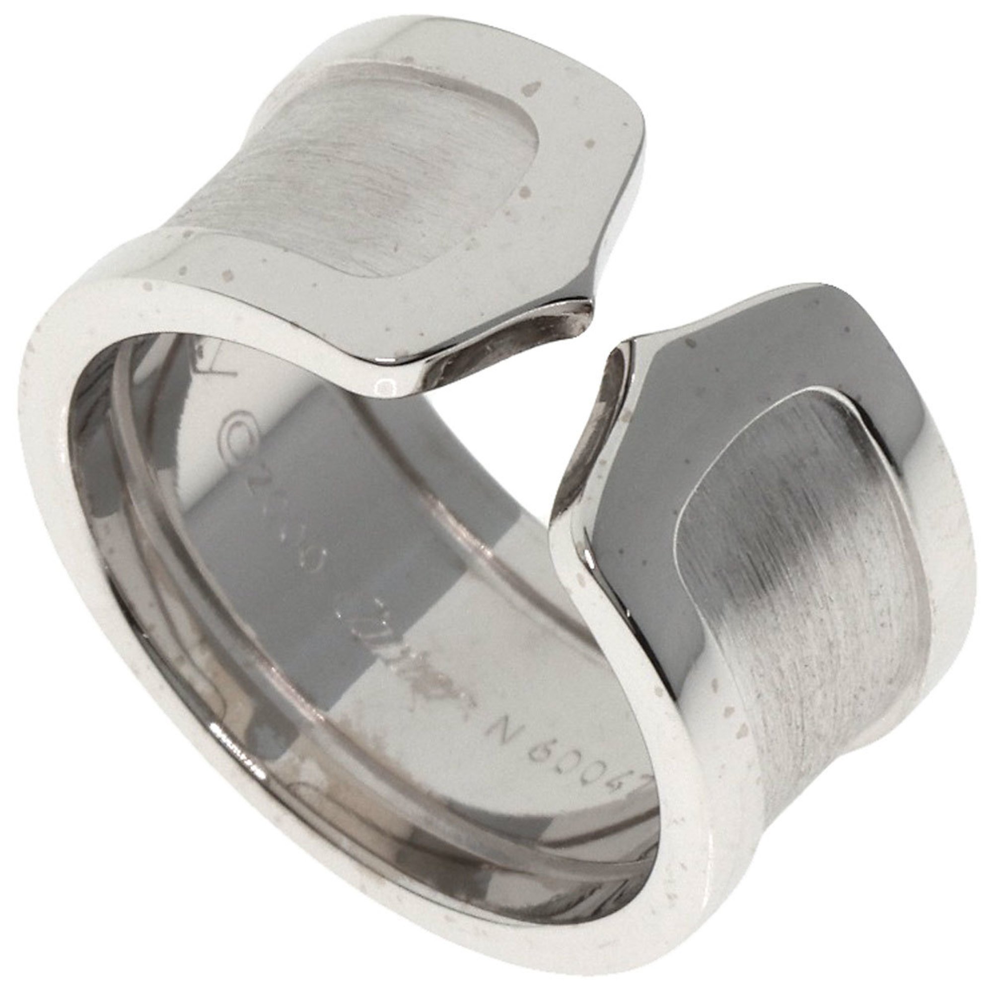 Cartier C2 Ring LM #51 Ring, 18K White Gold, Women's, CARTIER