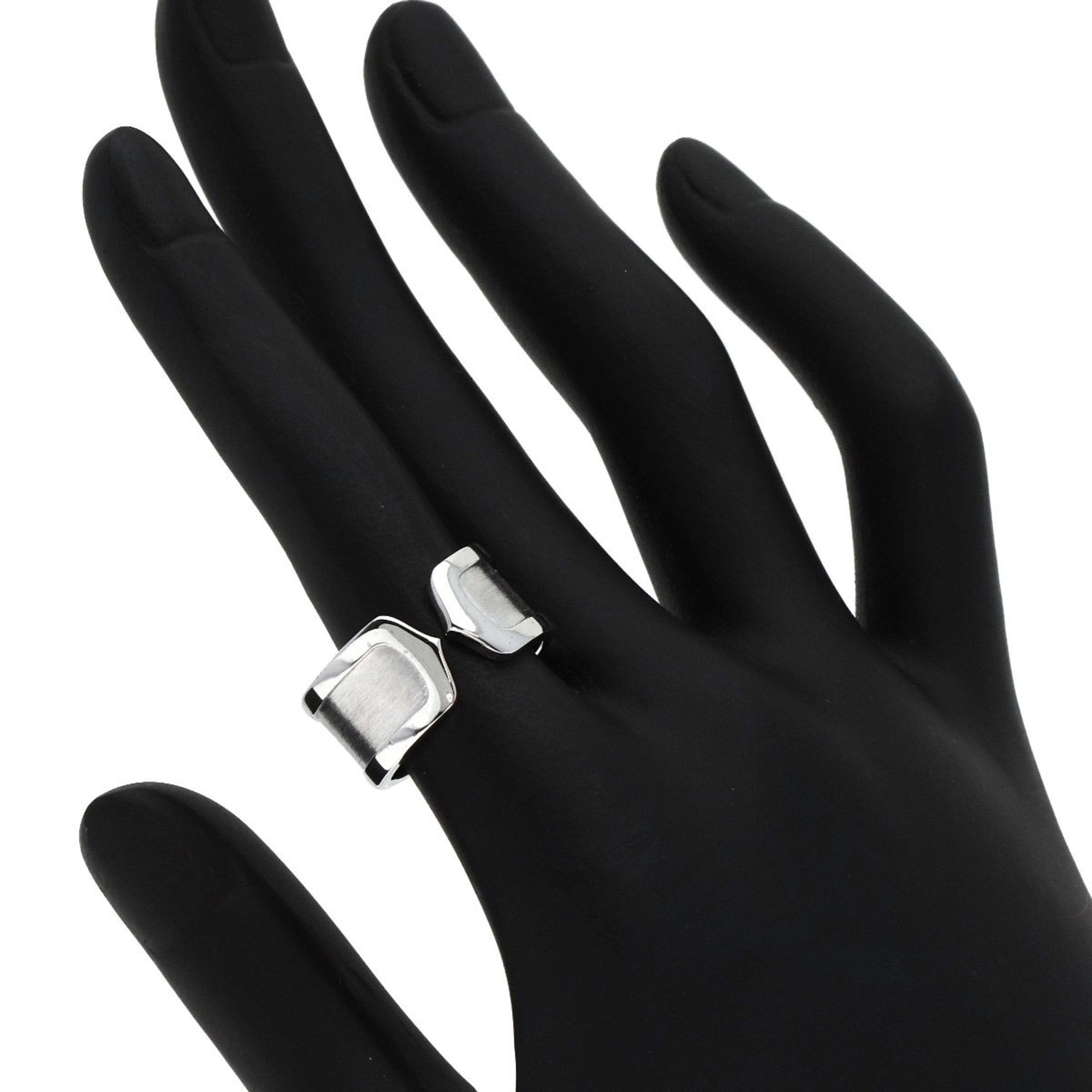 Cartier C2 Ring LM #51 Ring, 18K White Gold, Women's, CARTIER