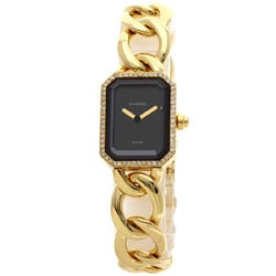 Chanel H0113 Premiere L Watch K18 Yellow Gold K18YG Diamond Ladies CHANEL