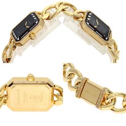 Chanel H0113 Premiere L Watch K18 Yellow Gold K18YG Diamond Ladies CHANEL