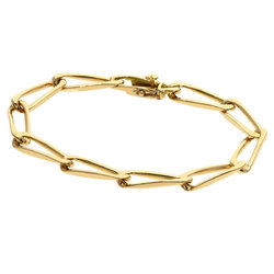 Cartier Chain 17cm Bracelet K18 Yellow Gold Women's CARTIER