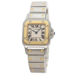 Cartier W20012C4 Santos Galbe SM Watch Stainless Steel SS K18YG Ladies CARTIER