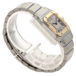 Cartier W20012C4 Santos Galbe SM Watch Stainless Steel SS K18YG Ladies CARTIER