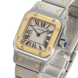 Cartier W20012C4 Santos Galbe SM Watch Stainless Steel SS K18YG Ladies CARTIER