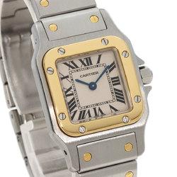 Cartier W20012C4 Santos Galbe SM Watch Stainless Steel SS K18YG Ladies CARTIER