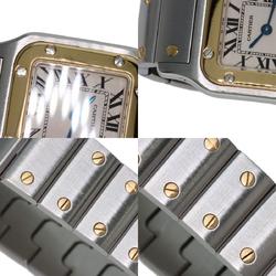 Cartier W20012C4 Santos Galbe SM Watch Stainless Steel SS K18YG Ladies CARTIER