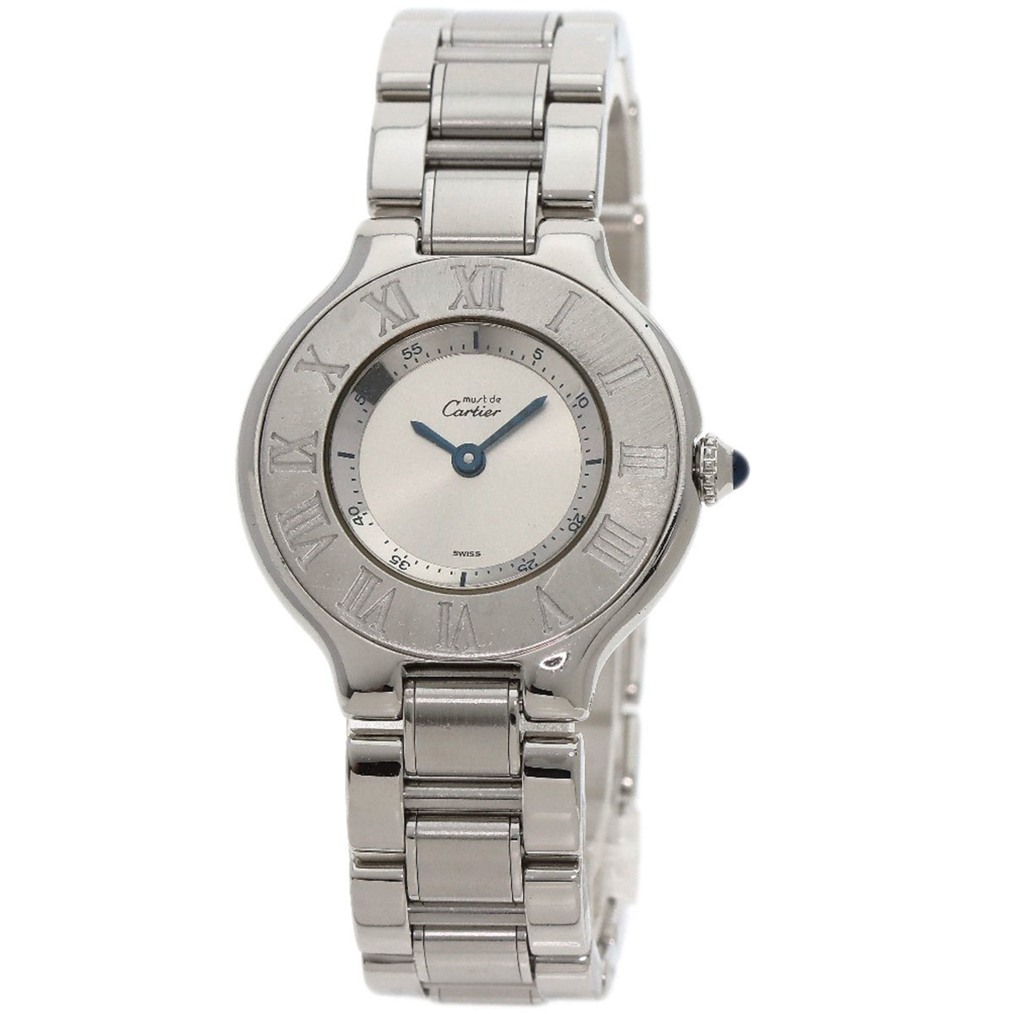 Cartier W10109T2 Must 21 Watch Stainless Steel SS Ladies CARTIER