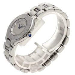 Cartier W10109T2 Must 21 Watch Stainless Steel SS Ladies CARTIER