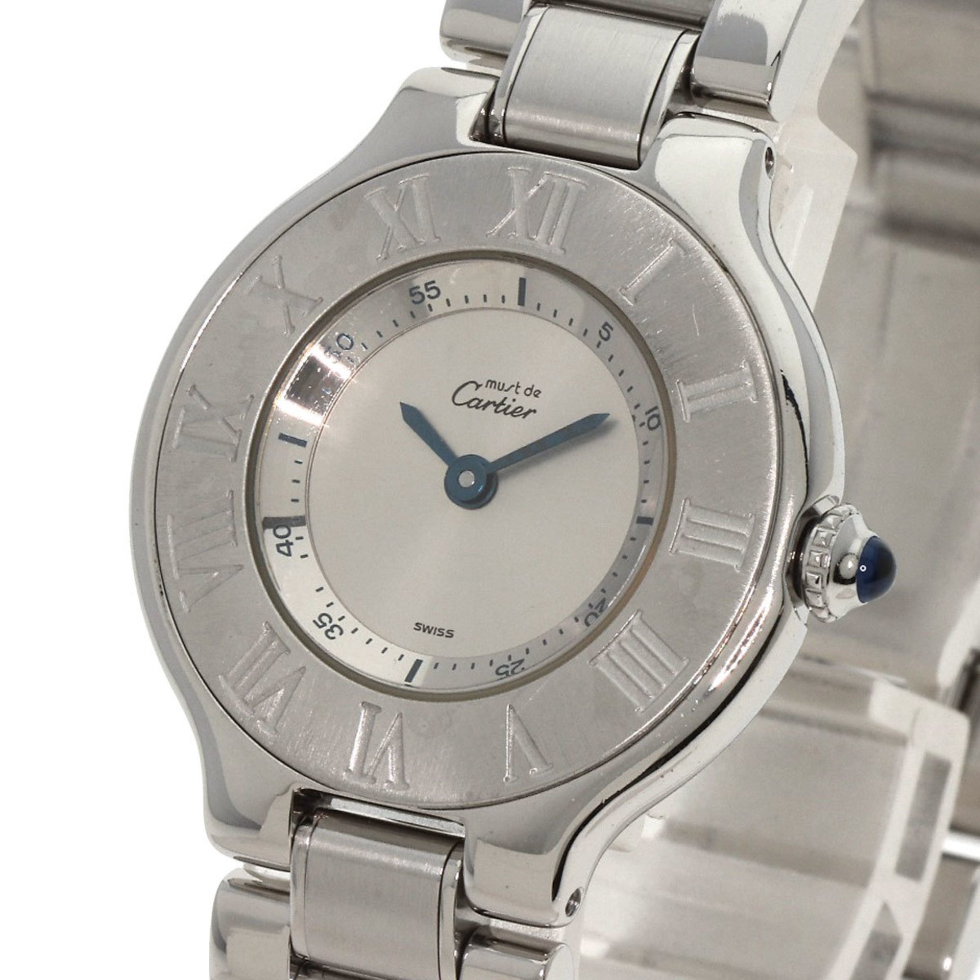 Cartier W10109T2 Must 21 Watch Stainless Steel SS Ladies CARTIER