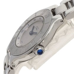 Cartier W10109T2 Must 21 Watch Stainless Steel SS Ladies CARTIER