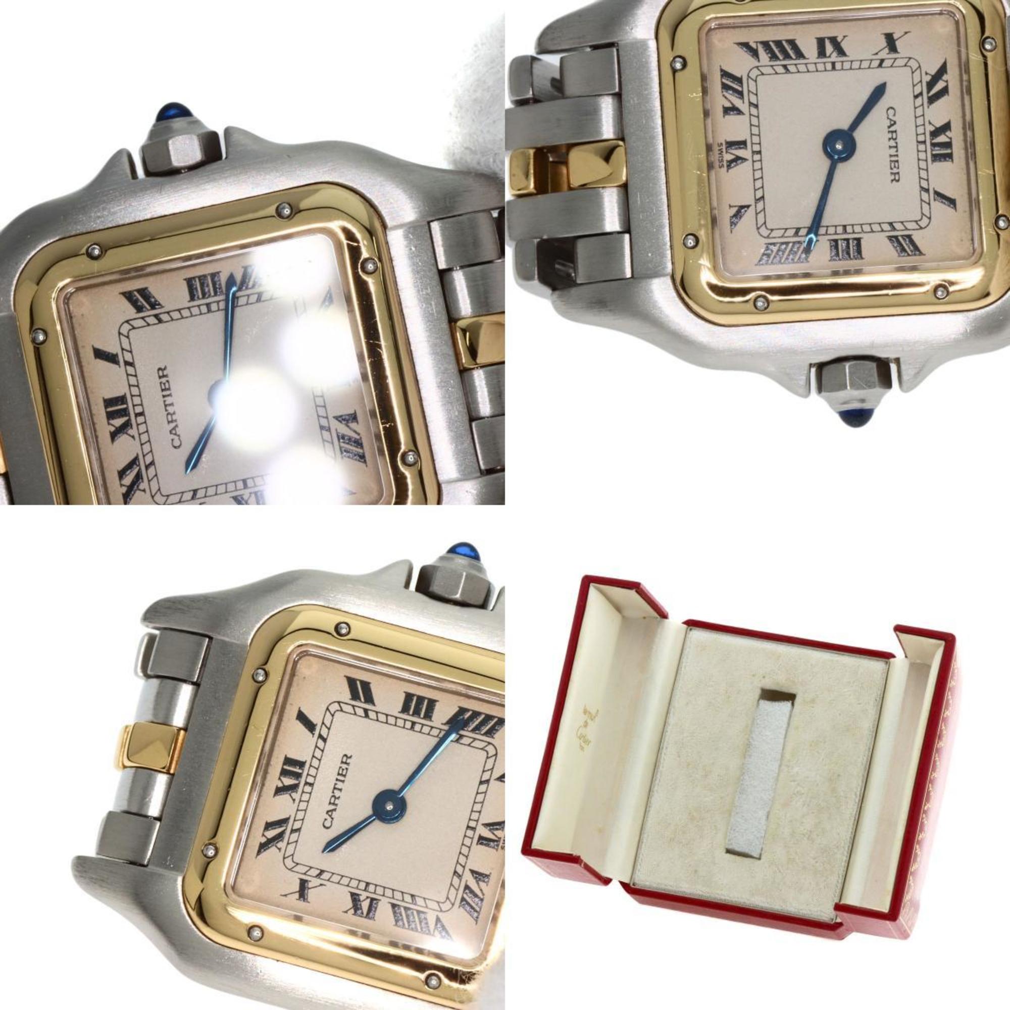 Cartier W25029B5 Panthere SM 1ROW Watch Stainless Steel SSxK18YG Women's CARTIER