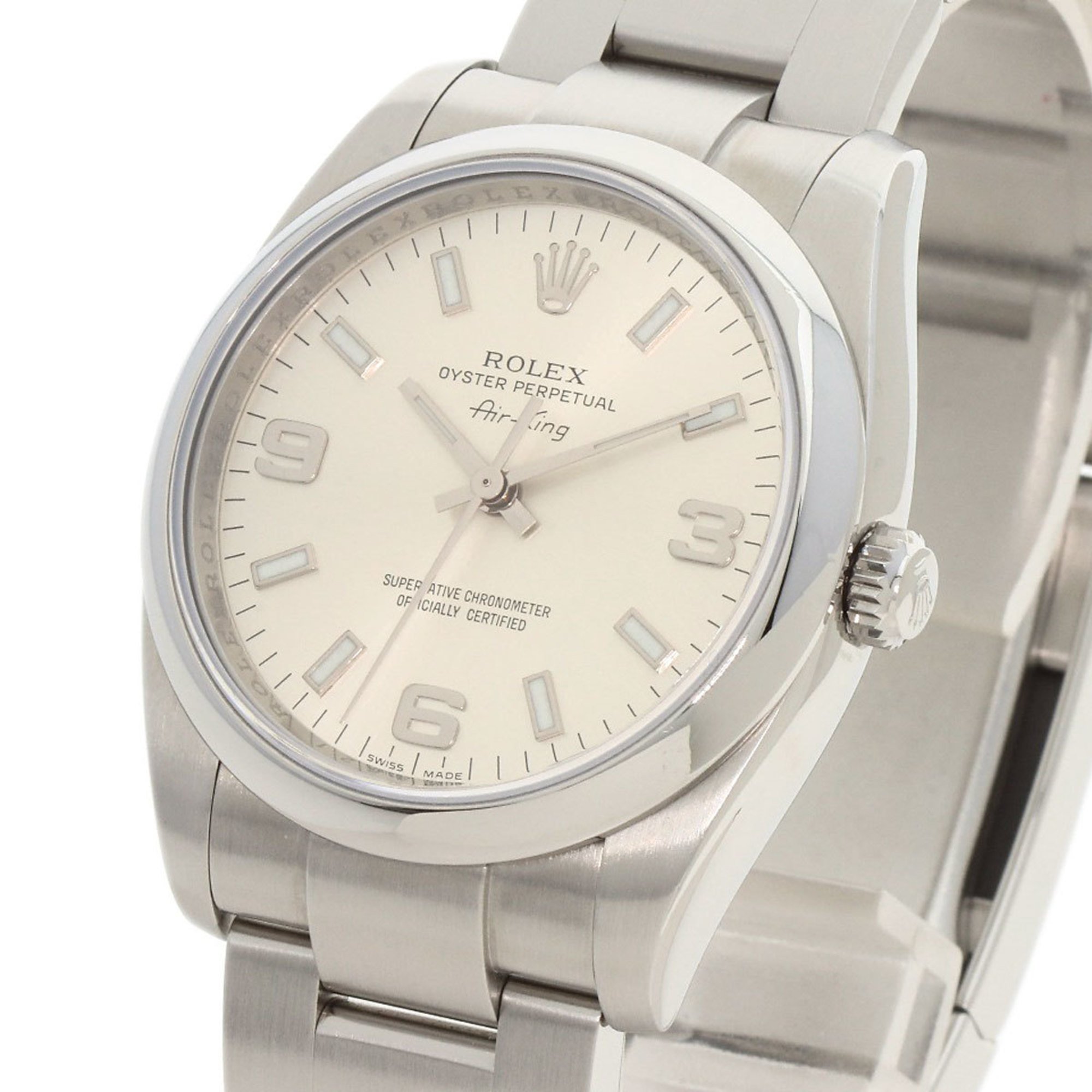 Rolex 114200 Air King Watch Stainless Steel SS Men's ROLEX