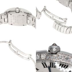 Cartier WB520025 Baignoire Watch, K18 White Gold, K18WG, Diamond, Women's, CARTIER