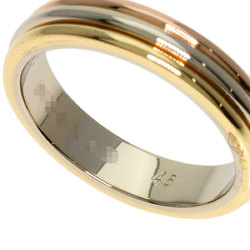 Cartier Three Color #48 Ring, K18 Yellow Gold, K18WG, K18PG, Women's, CARTIER