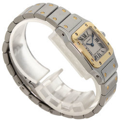 Cartier W20012C4 Santos Galbe SM Watch Stainless Steel SSxK18YG Women's CARTIER